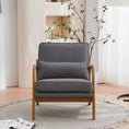 Bild in Galerie-Betrachter laden, Armrests Accent Chair Set of 2, Upholstered Chair with Pillow,Farmhouse Arm Chair Comfy Reading Chair,Chairs Living Room,Bedroom
