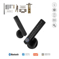 Bild in Galerie-Betrachter laden, MOES Tuya Bluetooth Smart Fingerprint Door Handle Lock Electronic Password APP Remote Unlock Hotel Apartment Office Rental House
