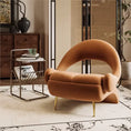 Cargar la imagen en la vista de la galería, JOYLOVE Nordic Light Luxury Single Sofa Lazy Chair Modern Simple Living Room Sofa Chairs Bedroom Balcony Leisure Chair Furniture
