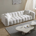 Load image into Gallery viewer, Simplicity Cloth Art Sofa Living Room Furniture Hotel Reception Sofa Lamb Wool Fabric Sofa
