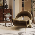 Cargar la imagen en la vista de la galería, JOYLOVE Nordic Light Luxury Single Sofa Lazy Chair Modern Simple Living Room Sofa Chairs Bedroom Balcony Leisure Chair Furniture
