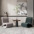 Bild in Galerie-Betrachter laden, Single Sofa Chair Simple Design Art Modern Reading Light Luxury Metal Italian Minimalist Creative Velvet Lounge Chair
