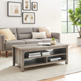 Cargar la imagen en la vista de la galería, Middlebrook Coastal Grooved-Side Coffee Table
