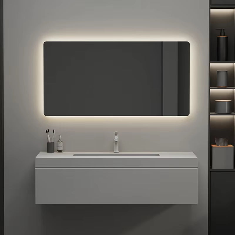 Rectangle Smart Mirror Touch Screen LED Bathroom Mirrors High Definition anti Fog Wall Mounted Lighted Mirror Espejos De Baño