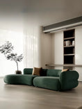 Load image into Gallery viewer, Italian Light Luxury Sofa Curved Sofa Modern Minimalist Living Room Fabric Craft Sofa
