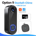 Load image into Gallery viewer, TUYA Video Doorbell Camera P2P Wifi Video Door Phone Intercom 1080P Two-Way Audio Smart Door Bell Google Home Alexa Doorbell
