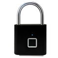 Cargar la imagen en la vista de la galería, Fingerprint Lock Electronic Lock Electronic Fingerprint Lock Padlock Outdoor Waterproof and Rust-Proof Black
