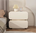 Cargar la imagen en la vista de la galería, GUIG Cream Wind Bedside Table Simple Modern Solid Wood Bedside Storage Cabinet Home Bed Cabinet Bedroom Small Bedside Cabinet
