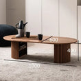 Bild in Galerie-Betrachter laden, Nordic Minimalist Coffee Table Luxury Living Room Retro Walnut Wood Tables Designer Creative Tea Side Table Home Furniture L
