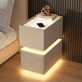 Bild in Galerie-Betrachter laden, Smart Bedside Table Small 2024 New Minimalist Modern Bedroom Bedside Table Light Luxury and High-End Feeling Ultra Narrow Storag
