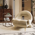 Cargar la imagen en la vista de la galería, JOYLOVE Nordic Light Luxury Single Sofa Lazy Chair Modern Simple Living Room Sofa Chairs Bedroom Balcony Leisure Chair Furniture
