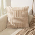 Cargar la imagen en la vista de la galería, Plush Cushion Cover 45X45Cm Decorative Pillows for Sofa Living Room Geometric Pillow Cover Square Ornamental Pillow Home Decor
