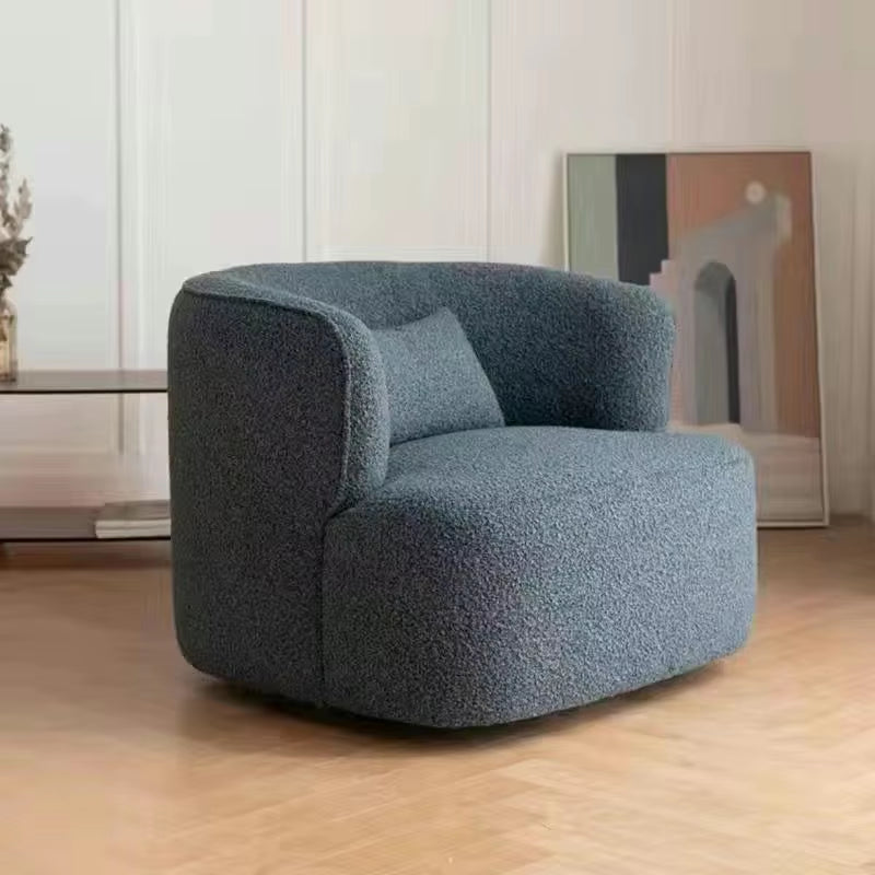 FULLLOVE Nordic Light Luxury Living Room Single Sofa Chair Bedroom Modern Simple Lazy Sofa Balcony Ins Style Leisure Tiger Chair