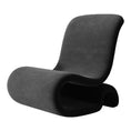 Cargar la imagen en la vista de la galería, Single Sofa Chair Simple Design Art Modern Reading Light Luxury Metal Italian Minimalist Creative Velvet Lounge Chair
