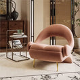 Cargar la imagen en la vista de la galería, JOYLOVE Nordic Light Luxury Single Sofa Lazy Chair Modern Simple Living Room Sofa Chairs Bedroom Balcony Leisure Chair Furniture
