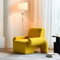 Bild in Galerie-Betrachter laden, Warming Light Luxury Single Sofa Small Unit Creative Living Room Balcony Lazy Person Lamb Velvet Corduroy Sofa Chair Wholesale
