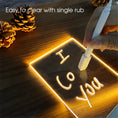 Load image into Gallery viewer, Transparent Message Board Night Light Glowing Memo Acrylic LED Ambient Lights Daily Moment Note Board Erasable Room Decor Gift
